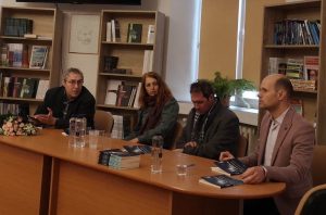 Marius Chelaru, Carmelia Leonte, Liviu Apetroaie - Lansare Anticorbii iubirii, de Ionuț Alupoae