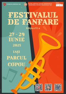În aceeași perioadă (27 – 29 iunie 2029), tot în Parcul Copou din Iași, se va desfășura și ediția a VI-a a Festivalului de Fanfare. 
